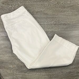 Ann Taylor LOFT White Ankle Pants Size 16